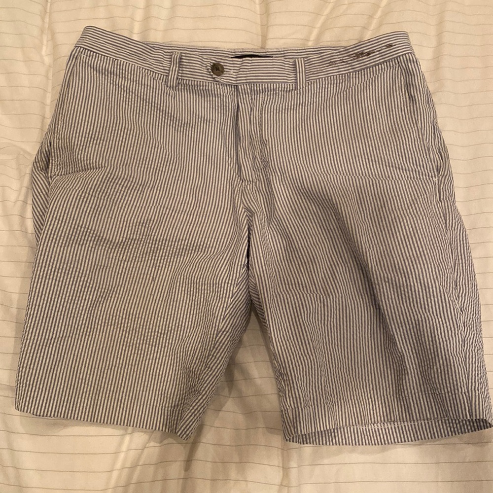 Banana Republic seersucker shorts